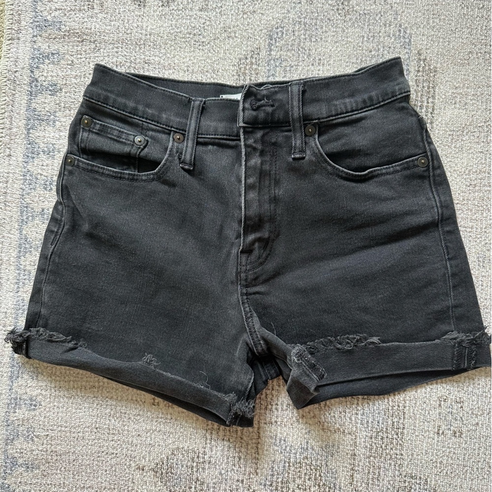 Madewell High Rise Denim Boyshorts Size 24